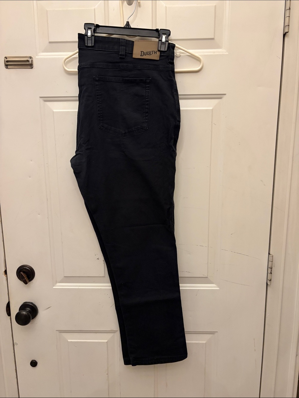 Duluth Trading Co Black Men’s Slim Straight Jeans